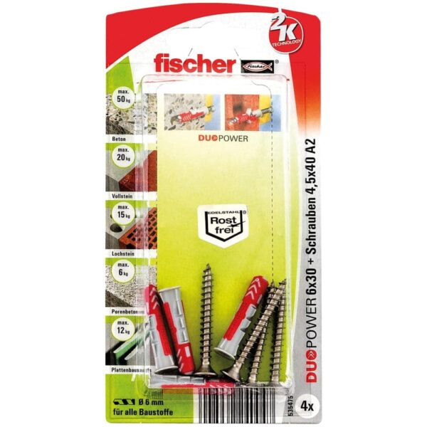 Duopower 6X30 S A2 K DE tipla/vijak