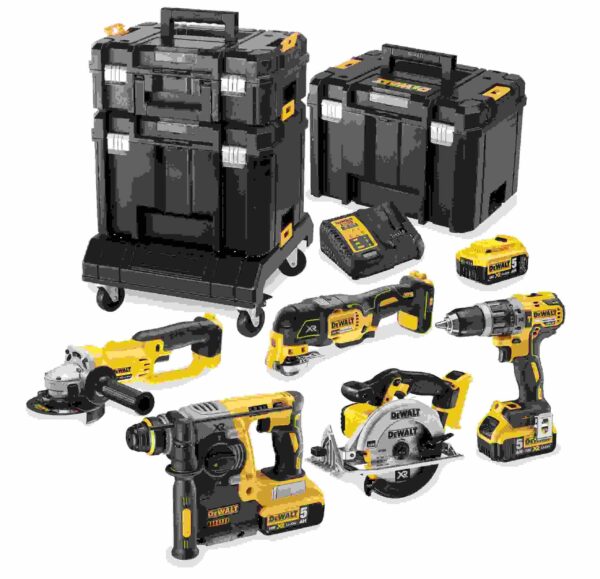 SET AKU ALATA 6-DIJELNI DCK654P3T 18V,3x5.0Ah Dewalt DCK654P3T