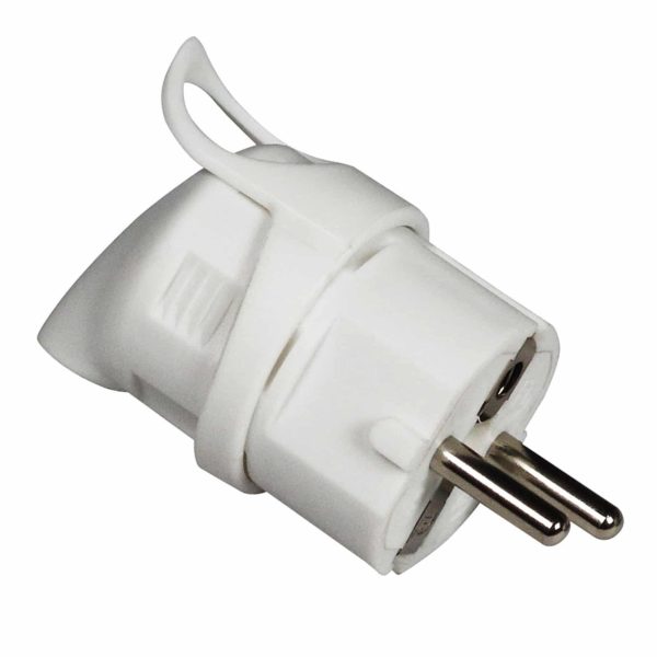 COMMEL Utikač kutni 16A bijeli ~ 3500 W IP44