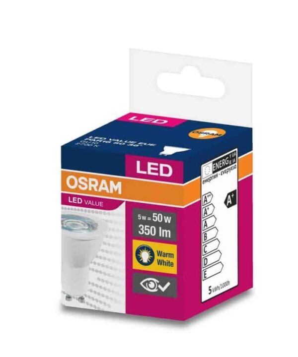 OSRAM LED Žarulja Value PAR16 50 36 5W/827 GU10