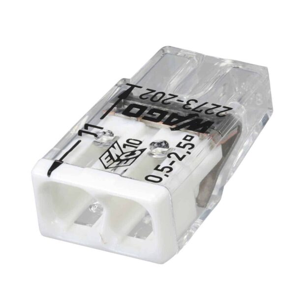 WAGO Spojnica 2x0,5-2,5mm2/24A WH 100/1