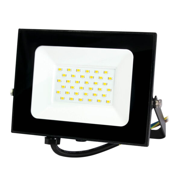 Commel LED reflektor 30 W, 4000 K (neutralnoo bijela boja svjetla), 2550 lm, IP65, 30 000 h, crni