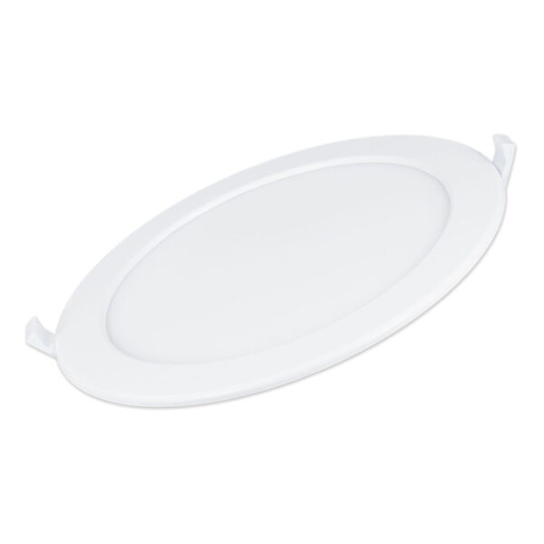 Commel LED panel 6 W, okrugli, ugradna montaža, 2700 K (toplo bijela boja svjetla), 360 lm, Ra> 80, 20.000 h, promjer svjetiljke: 115 mm, promjer otvora za montažu: 100-110 mm, materijal: PC, 165-265 V~ 50-60 Hz